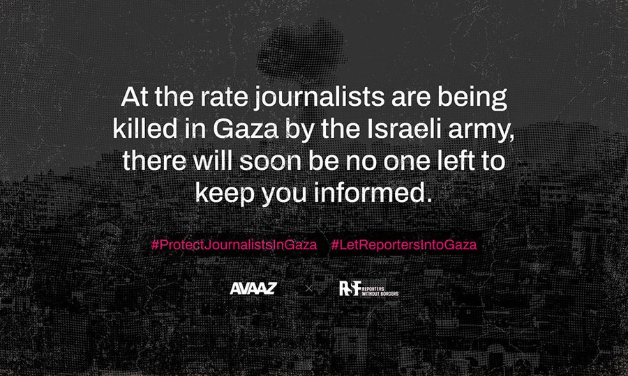 Rate of journos being killed by Israeli army means soon you'll be in the dark