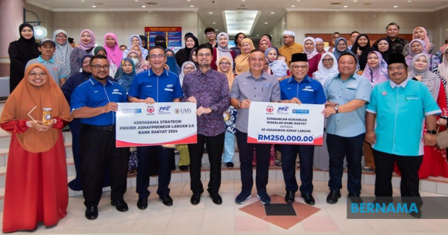 Projek Asnafprenuer: PPZ-MAIWP, Bank Rakyat Dan UMSKAL Bantu Usahawan Asnaf di Labuan