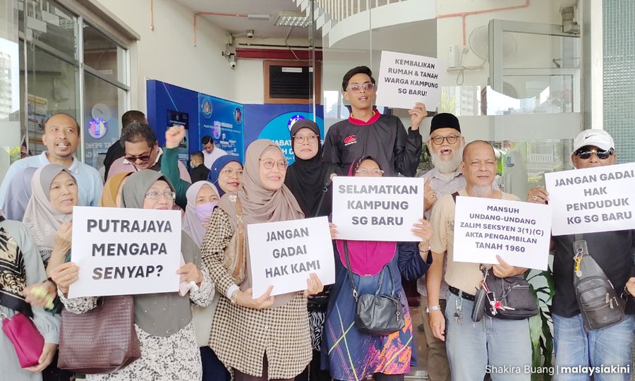 Probe if Kg Sg Baru under Malay reserve land status - villagers 