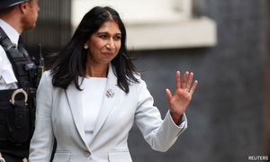 UK interior minister quits with criticism of Truss as lawmakers row