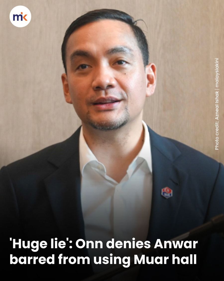 'Huge lie': Onn denies Anwar barred from using Muar hall