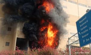谷中城商场失火无人伤亡，明天重开