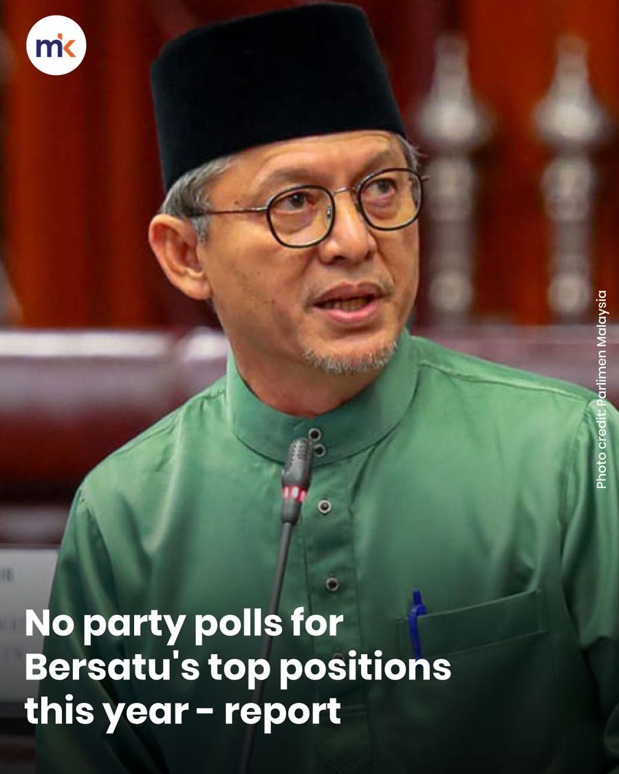 No party polls for Bersatu's top positions this year - report